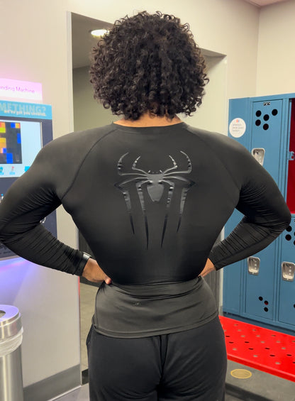 SPIDER Compression Shirt Front/Back