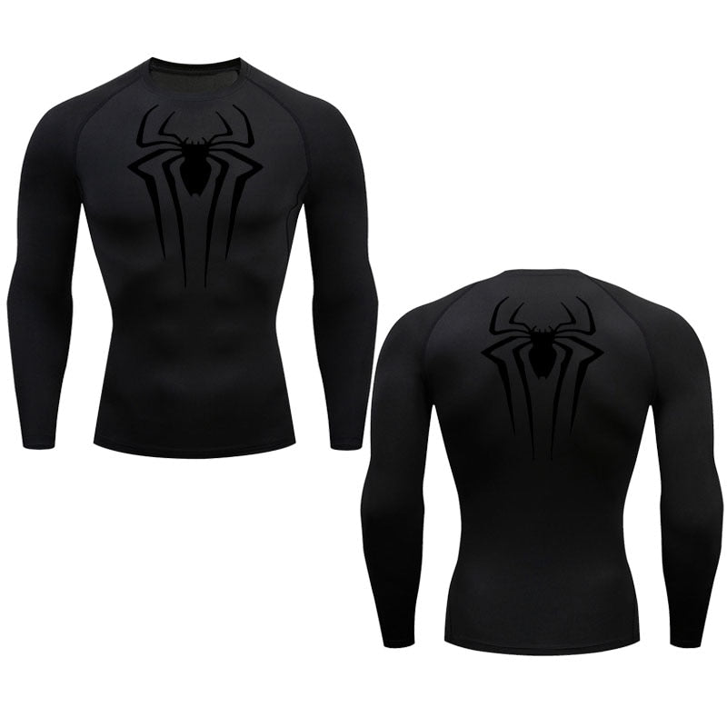 SPIDER Compression Shirt Front/Back – Seruku