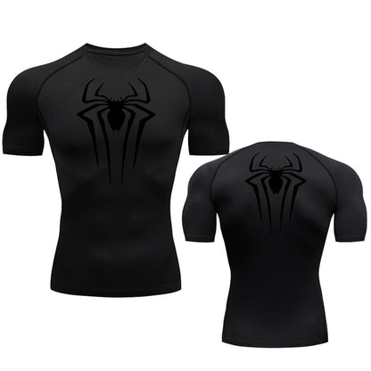 SPIDER Compression Shirt Front/Back